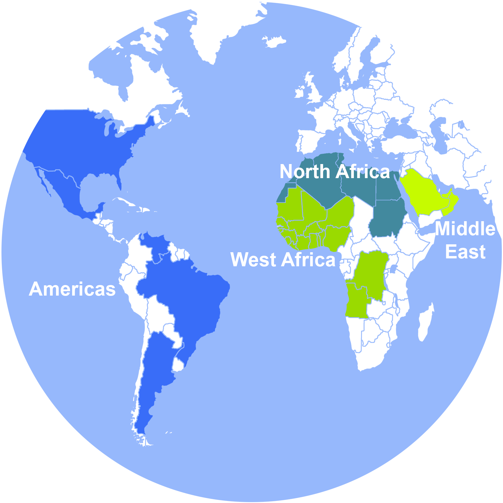 Gulstar - Areas of Operations Gulstar - Areas of Operations